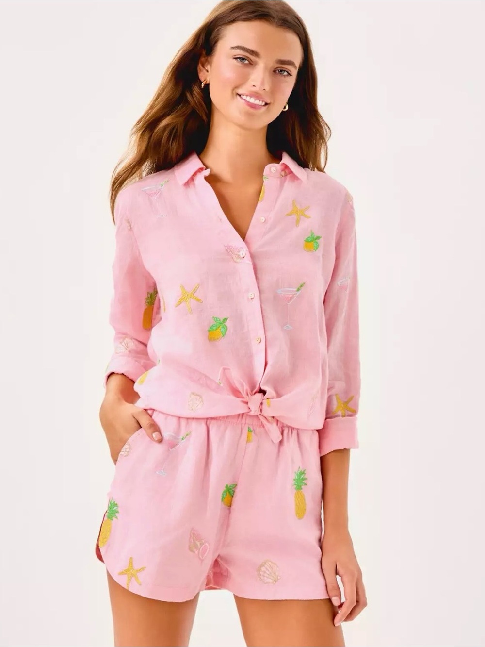 LILLY PULITZER 3” Elodey Linen Shorts